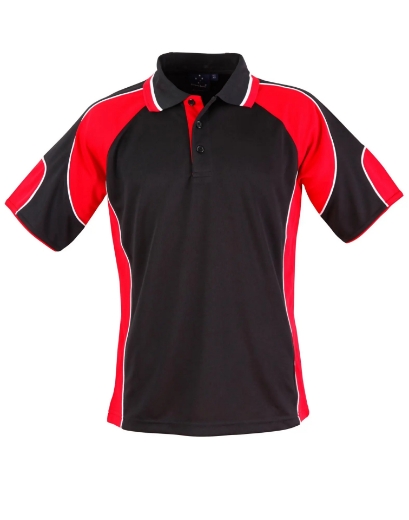 Picture of Winning Spirit, Mens Cooldry Contrast Polo w Panels